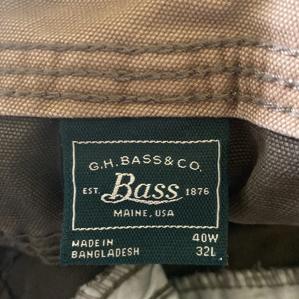 Bass Olive Men’s Canvas Terrain Flex Waist Cargo Pants EUC 40W x 32L - Picture 3 of 9